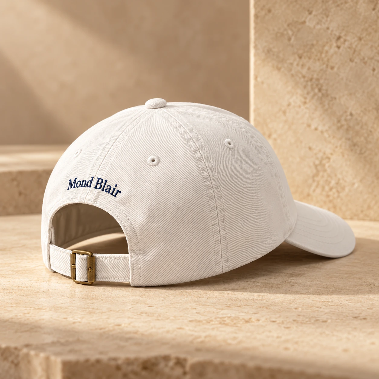 Gorras Blanca · MB Navy, vista posterior