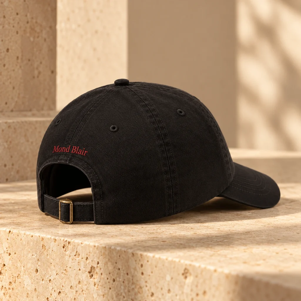 Gorras — Negra · MB Rojo — vista completa