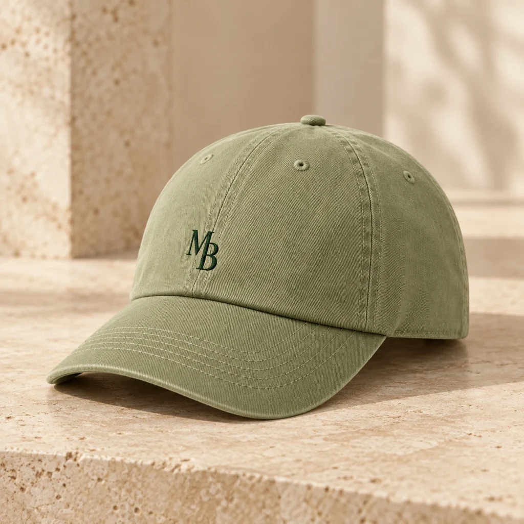 Gorras — Verde · MB Verde oscuro — detalle